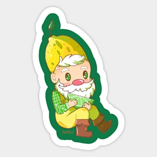 Lemon Gnome Sticker